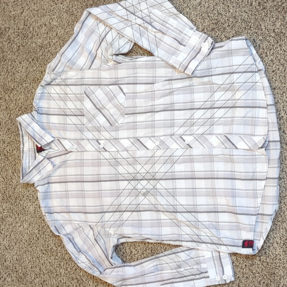 Tony Hawk Men's Long sleeve button-up shirt medium
